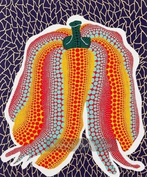 Kürbis 1990 Yayoi Kusama Pop Art Minimalismus Feministin Ölgemälde